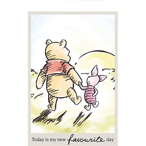 Komar Bild "Winnie the Pooh Today" Disney 1 Stk. tlg. Wandbild zur Dekorati günstig online kaufen