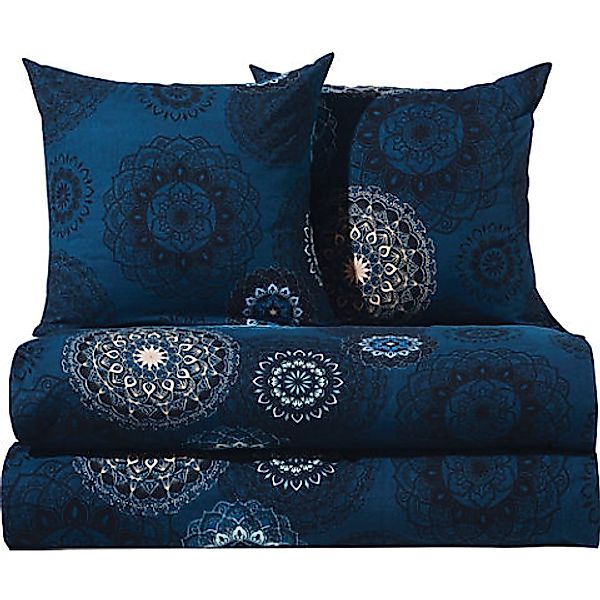 Erwin Müller Bettwäsche Bettwäsche Sparpaket 4-teilig, Mako-Satin, Ornament günstig online kaufen