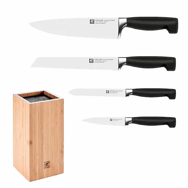 Zwilling Messerblock »**** VIER STERNE, inkl. 4 Messer«, 5 tlg., mit flexib günstig online kaufen