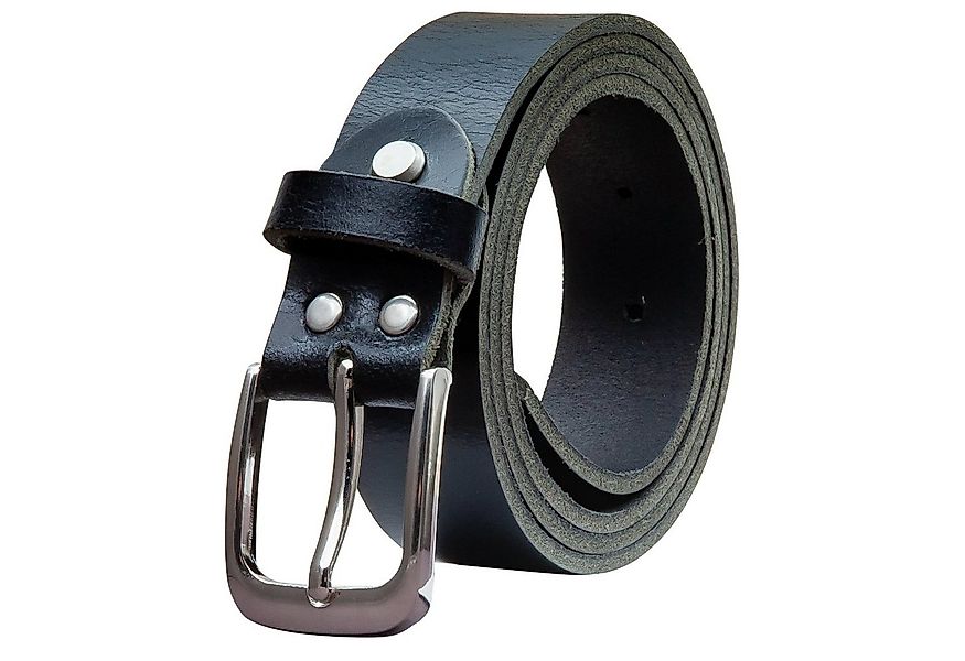 COLOGNEBELT Ledergürtel OM317-VL-Schwarz MADE IN GERMANY, Schwarz Kürzbar, günstig online kaufen