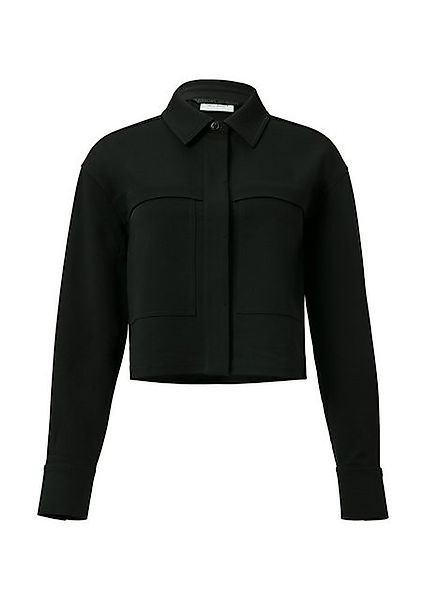 comma casual identity Blusenblazer Kurze Jacke mit aufgesetzten Taschen Log günstig online kaufen