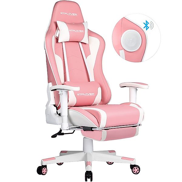 GTPLAYER Gaming-Stuhl Gamer Stuhl mit Bluetooth-Lautsprechern günstig online kaufen