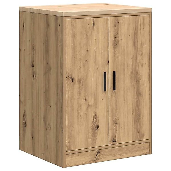 vidaXL Schrankmodule Garagen-Aufbewahrungsschrank Artisan-Eiche Massivholz günstig online kaufen