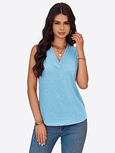 Imily Bela Tanktop Damen Lässige Hemden (Packung, 1-tlg., 1per-Pack) V-Auss günstig online kaufen