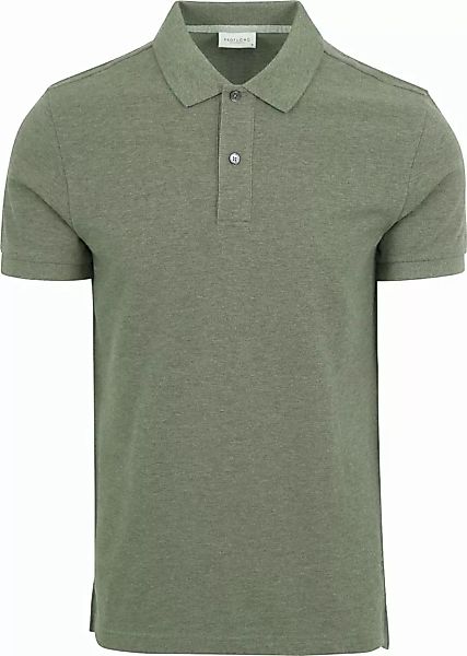 Profuomo Piqué Poloshirt Grün - Größe M günstig online kaufen