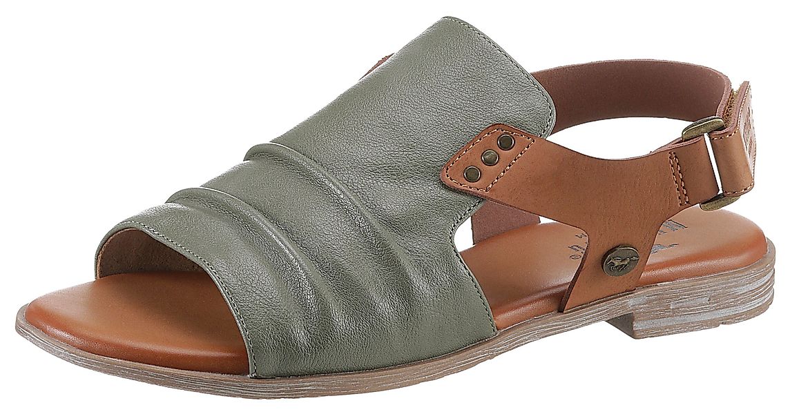 Mustang Shoes Riemchensandale, Sommerschuh, Sandalette, Blockabsatz, günstig online kaufen