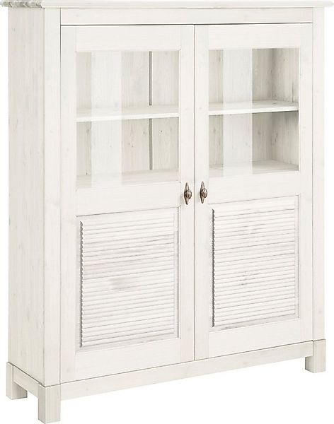 Home affaire Highboard Rauna, Vitrine, Breite 111,6 cm, aus massiver Kiefer günstig online kaufen