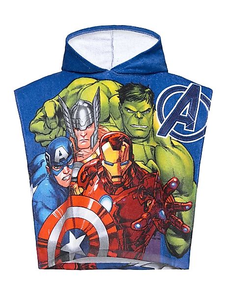 MARVEL Kapuzenhandtuch Badeponcho Avengers, 100% Baumwolle günstig online kaufen