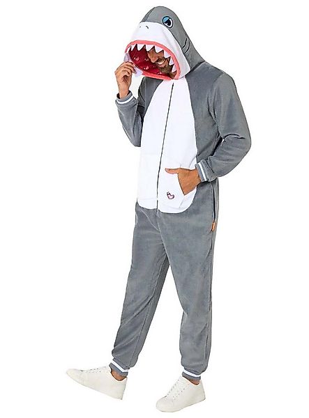Opposuits Kostüm Hai Onesie, Der Overall beweist: jedes Tier eignet sich zu günstig online kaufen