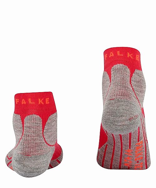 FALKE TE2 Short Damen Tennis Socken, 37-38, Rot, Baumwolle, 16834-856402 günstig online kaufen
