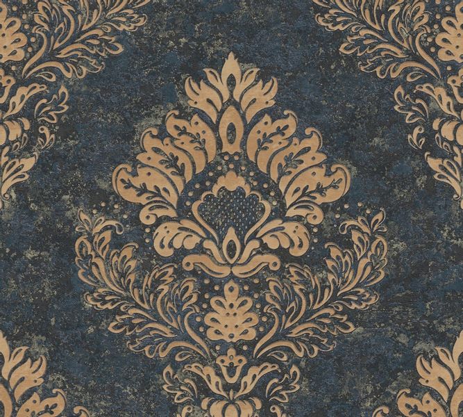Livingwalls Tapete Barockmuster Grau und Rosa 53 cm x 10,05 m AS-379014 günstig online kaufen