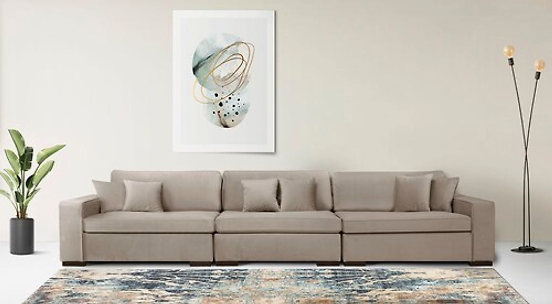 Home affaire 3-Sitzer »Skara«, Lounge-Sofa mit Federkernpolsterung, in viel günstig online kaufen