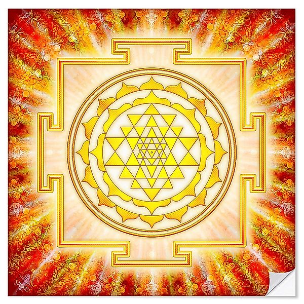 Posterlounge Wandbild Sri Yantra – Artwork günstig online kaufen