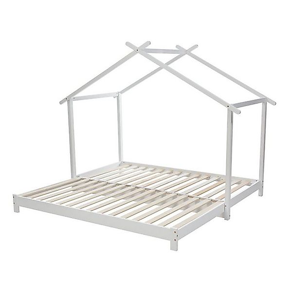 Gotagee Kinderbett Hausbett 90/180x190cm Massivholz Jugendbett Einzelbett G günstig online kaufen