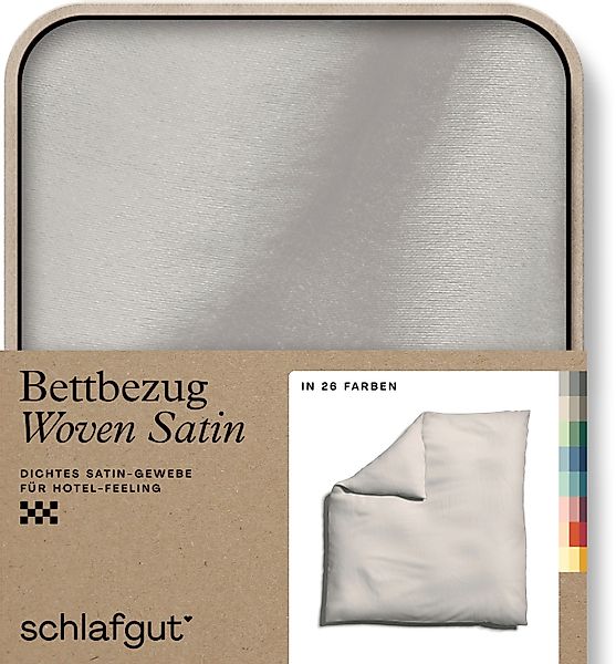 Schlafgut Bettbezug Woven Satin, (1 St), günstig online kaufen