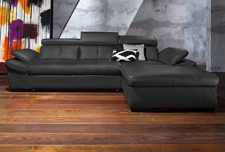 exxpo - sofa fashion Ecksofa "Salerno, Funktionssofa, Breite 280cm, hoher S günstig online kaufen