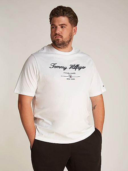 Tommy Hilfiger Big & Tall Rundhalsshirt "BT-SCRIPT LOGO TEE-B", in Großen G günstig online kaufen