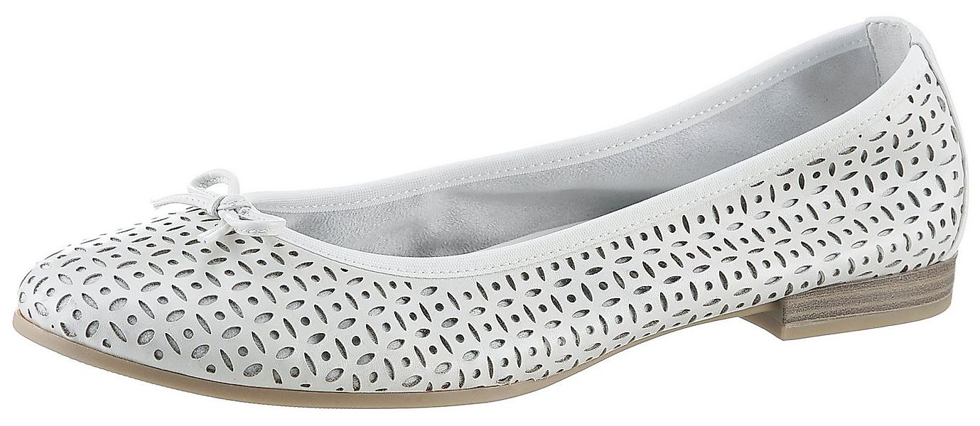Tamaris Ballerina, Businessschuh, Halbschuh, Schlupfschuh mit hübscher Zier günstig online kaufen