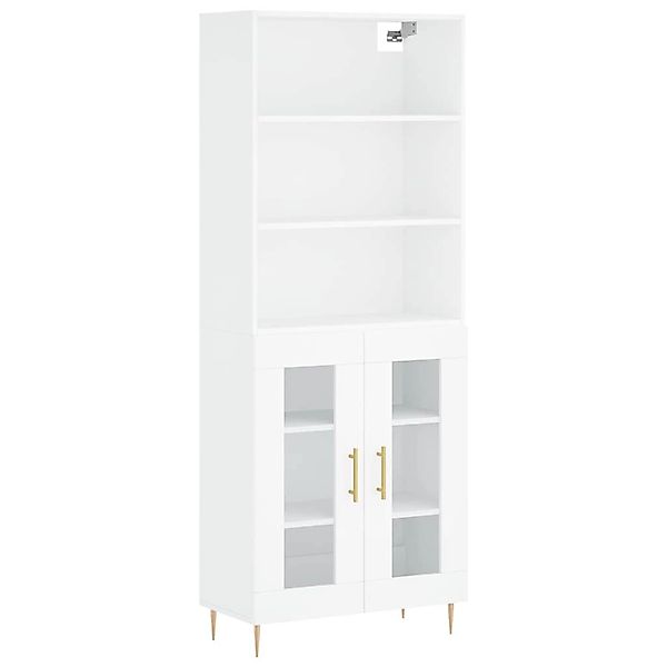 vidaXL Highboard Weiß 69,5x34x180 cm Holzwerkstoff 3189301 günstig online kaufen