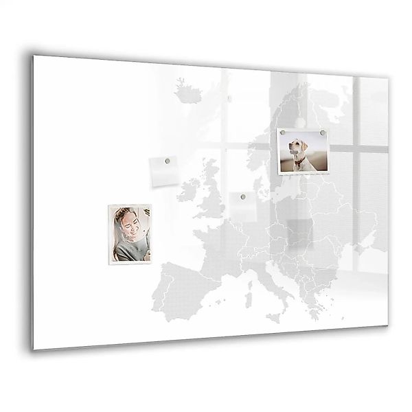 Tulup Magnettafel Glas Karte Von Europa 100x70 cm Magnettafel Zum Schreiben günstig online kaufen