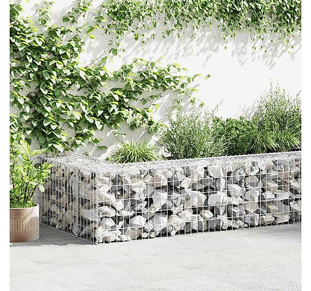 vidaXL Gartenzaun Gabionenkorb Stahl 100×50×50 cm, (1-St) günstig online kaufen