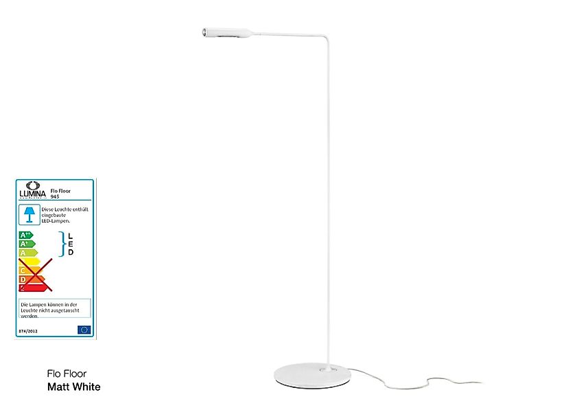 FLO Floor Stehlampe weiß günstig online kaufen