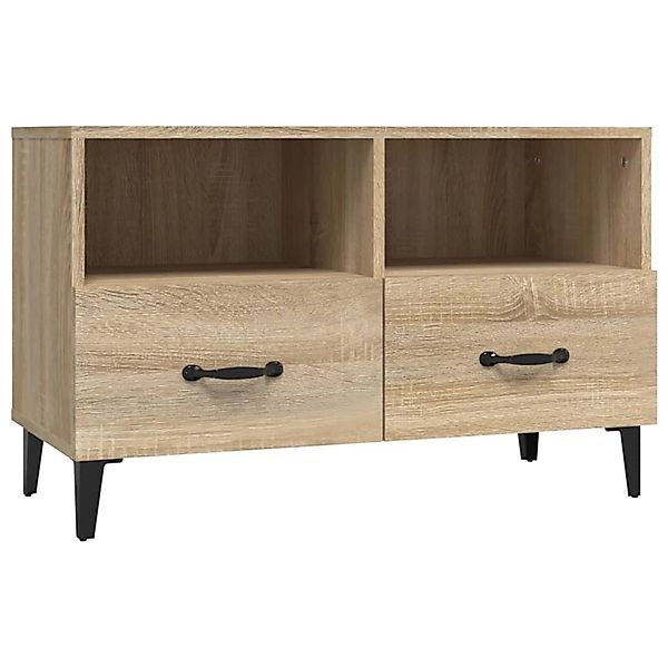 vidaXL TV-Schrank TV-Schrank Sonoma-Eiche 80x36x50 cm günstig online kaufen