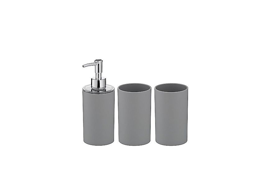 kela Badezimmer-Set Gray, bestehend aus 1x Seifenspender mit 360 ml und 2x günstig online kaufen