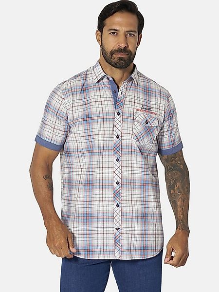 Jan Vanderstorm Kurzarmhemd POULAR im karierten Look günstig online kaufen