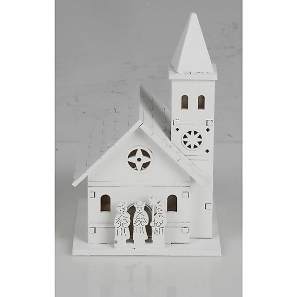 BURI Dekofigur Weihnachten Dekohaus aus Holz günstig online kaufen