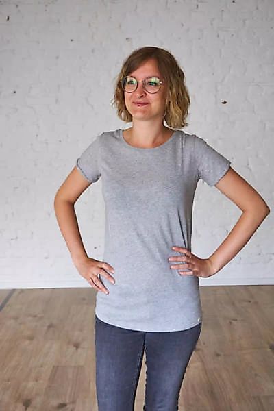Róka - T-shirt Basic Grau günstig online kaufen