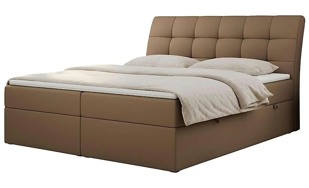 Boxbett mit Bettkasten Diegos ¦ braun ¦ Maße (cm): B: 160 H: 118 Betten > K günstig online kaufen