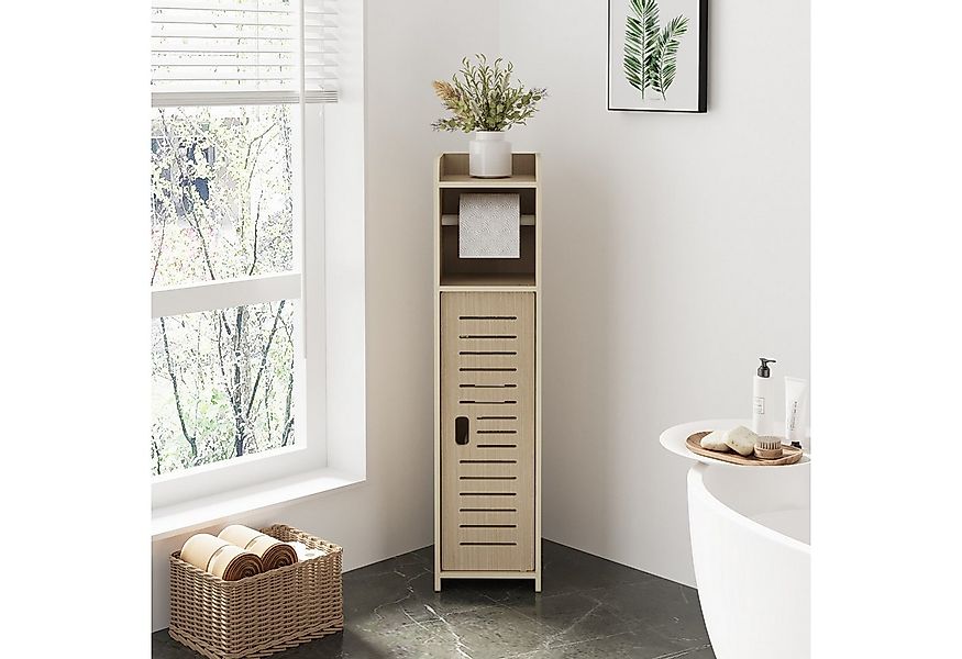 Dripex Beistellschrank Badschrank schmal, Toilettenschrank mit Papierrollen günstig online kaufen