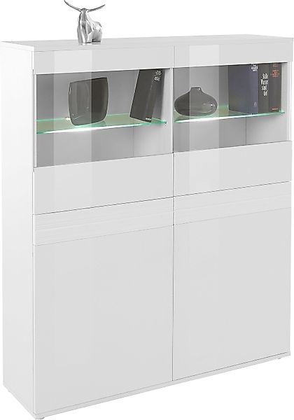 borchardt Möbel Vitrine "Florenz", Höhe 125 cm günstig online kaufen