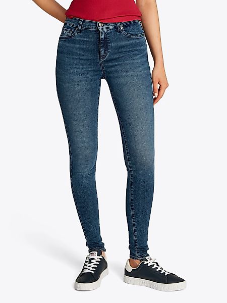 Tommy Jeans Skinny-fit-Jeans "NORA MR SKNY", mit Waschung, mit Logo-Badge günstig online kaufen