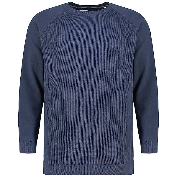 s.Oliver Pullover mit Struktur Farbe blau Größe: 4XL günstig online kaufen