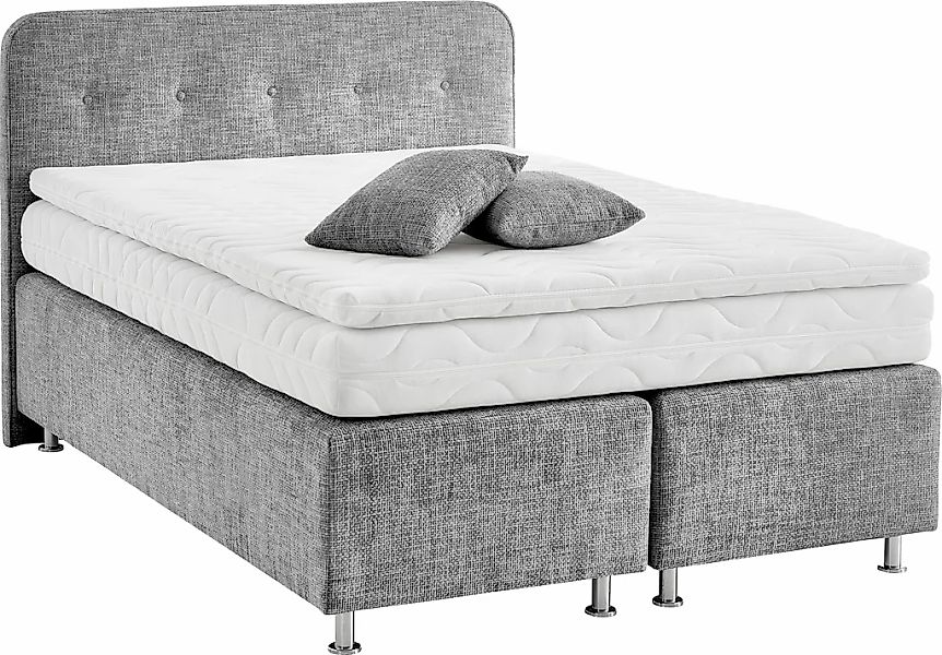 Westfalia Schlafkomfort Boxspringbett »Sapporo«, Inkl. Zierkissen, wählbar günstig online kaufen