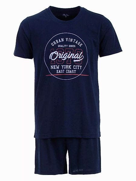 Henry Terre Schlafanzug Pyjama Set Shorty günstig online kaufen