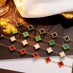 GOLDKLEIN Goldarmband Edelstahl vergoldet Blume verschiedene günstig online kaufen