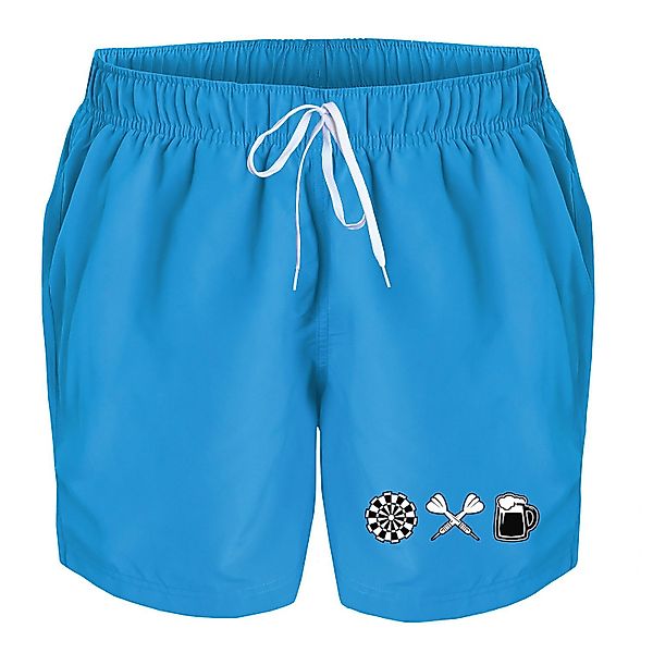 deinshirt Badehose Schwimmshorts Darts und Bier günstig online kaufen
