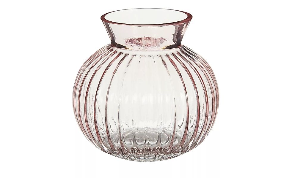 Vase ¦ rosa/pink ¦ Glas  ¦ Maße (cm): H: 14  Ø: 14.5 Accessoires > Vasen - günstig online kaufen