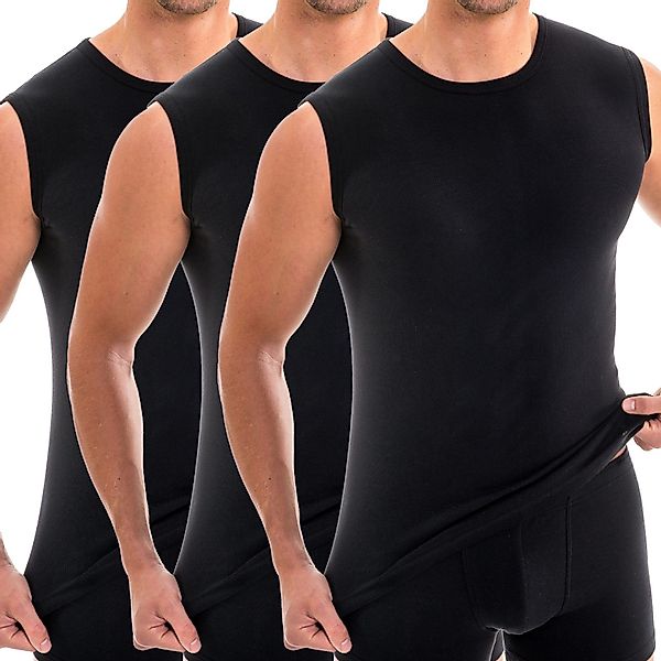 HERMKO Achseltop 3040 3er Pack Herren günstig online kaufen