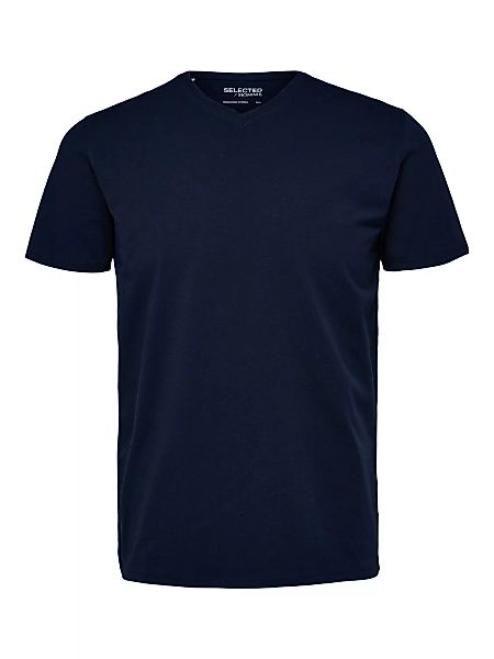 Selected Homme Herren V-Neck T-Shirt SLHAEL - Regular Fit günstig online kaufen