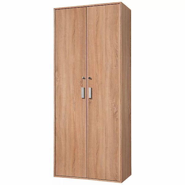 Aktenschrank Kreta Eiche Sonoma Nachbildung B/H/T: ca. 75x190x39 cm günstig online kaufen