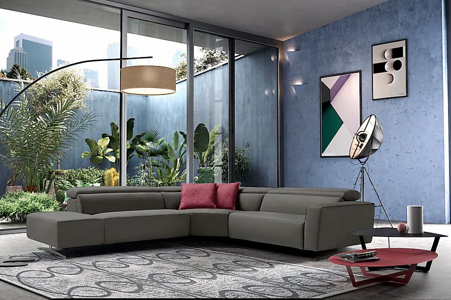 Egoitaliano Ecksofa "Stefanie-e, Designsofa der Extraklasse, bequem mit hoh günstig online kaufen