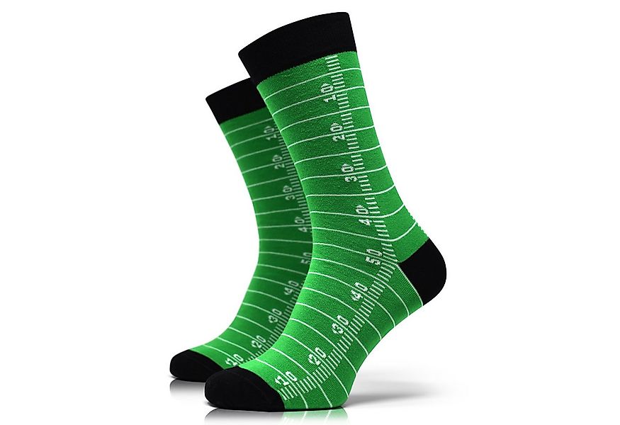 40YARDS Socken American Football Spielfeld Socken One Size (Einheitsgröße: günstig online kaufen