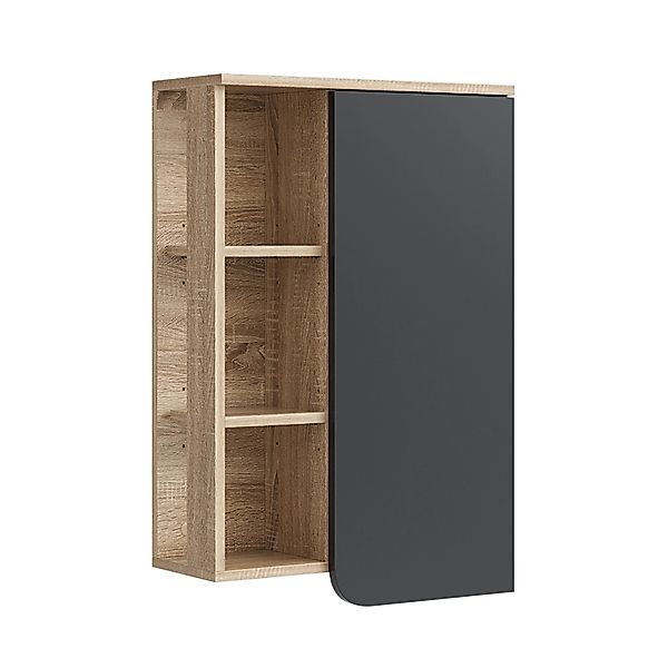 Vicco Hängeschrank Karen, Sonoma/Anthrazit, 50 x 75 cm mit Tür und offenen günstig online kaufen