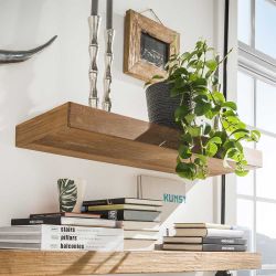 Holz Wandboard 25 cm tief Teak Massivholz günstig online kaufen