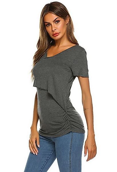 SEGUEN Umstandstop Umstands-Damen-Tops, Stillkleidung, T-Shirt mit kurzen Ä günstig online kaufen