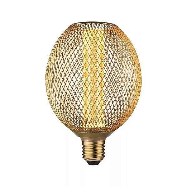 Paulmann LED-Leuchtmittel »Metallic Glow Globe messing Spiral 200lm 4,2W 18 günstig online kaufen